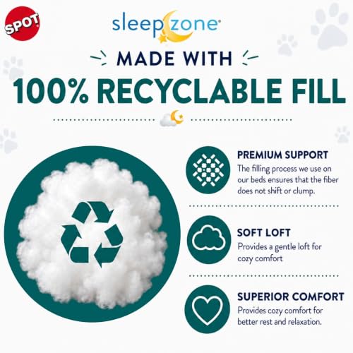 Sleep Zone Cuddle Cave Pet Bed (Brown)