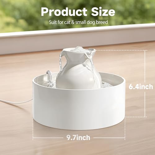 Ceramic Cat Water Fountain