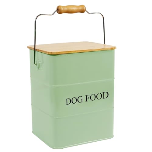 Dog Food storage container Dog Treats Jar (Dog-Green)