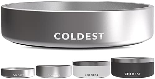 Coldest Dog Bowl (21 oz / Polished Stainless Steel)