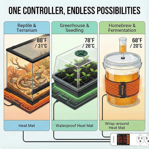 SmartLife Tuya APP WiFi Temperature Controller with Dual Probes