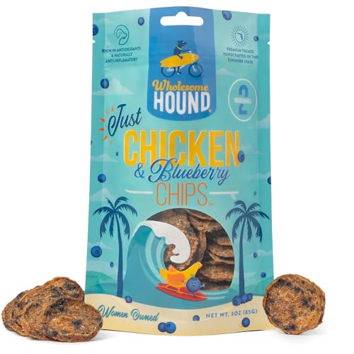 Chicken Blueberry Chips Dog Treats (3 Ounce)