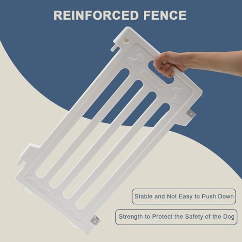 Dog Playpen with Door (White Standard)