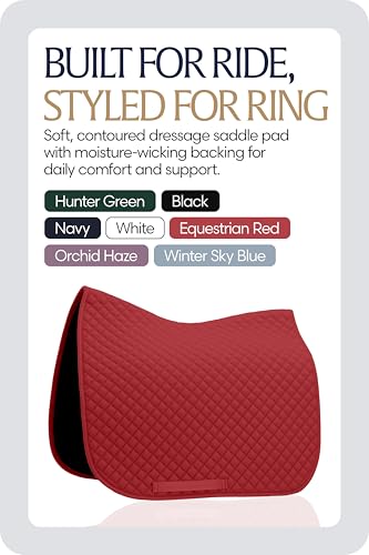 Harstad Horse Saddle Pad Dressage (Equestrian Red / Horse)