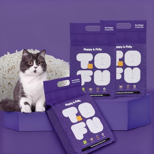 Happy&Polly Tofu Cat Litter (5.5lbx3bags)