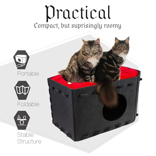 Gothic Cat Bed for Indoor Cats or Pets