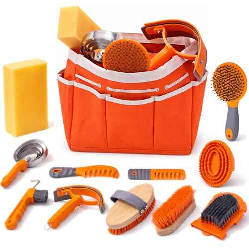Horse Grooming Kit (Orange)