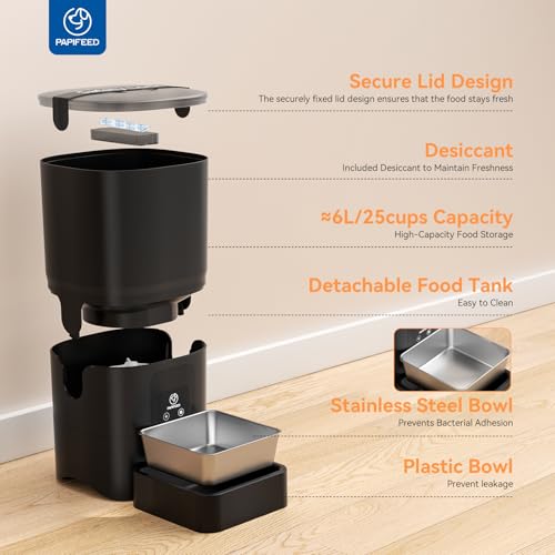 Automatic Cat Feeder with App (Yellow)