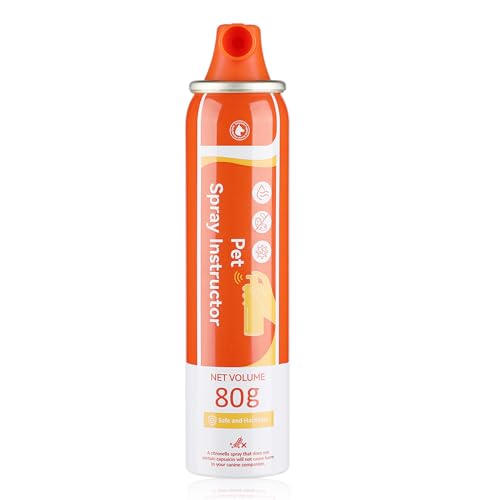 Corrector Spray Dog 80ml 1 Pack Dog Trainer for Dog to Stops Barking (orange-1pp)