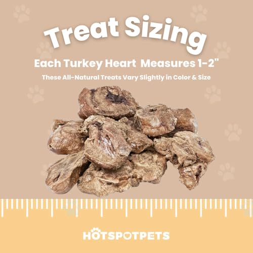 Freeze Dried Turkey Hearts Treats for Cats & Dogs