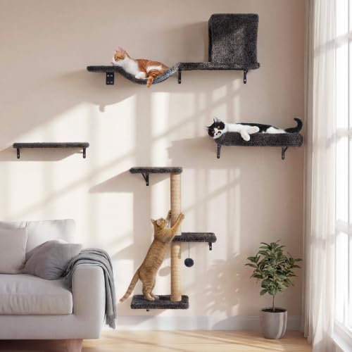 Cat Wall Shelves (Gray)