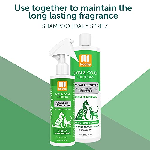 Pet Shampoo for Sensitive Skin (Coconut Lime Verbena Shampoo / 16 oz)