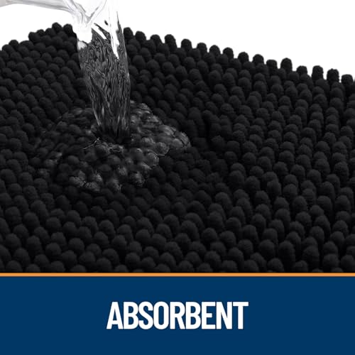 Dog Door Mat for Muddy Paws 70x46 (Black / 70" X 46")