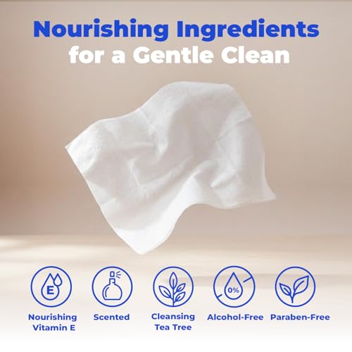 Cleaning Dog Wipes (Cleansing Tea Tree / 400 Count)