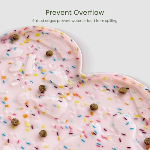 Dog Food Mat Anti (19.4" x 9.8" / Donut Pink)