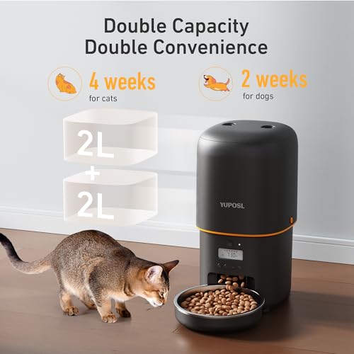 Automatic Cat Feeder (4L - Black)