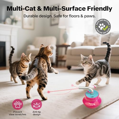 Cat Laser Pointer Toy for Bored Indoor Cats