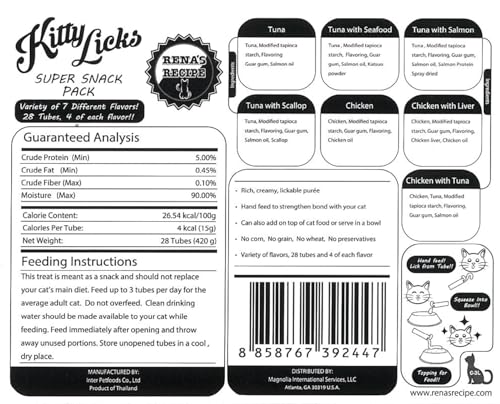Kitty Licks Lickable Cat Treats Variety Pack
