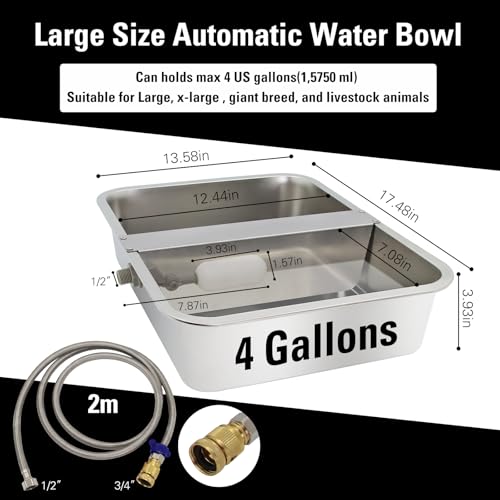 4 Gal Automatic Dog Water Bowl