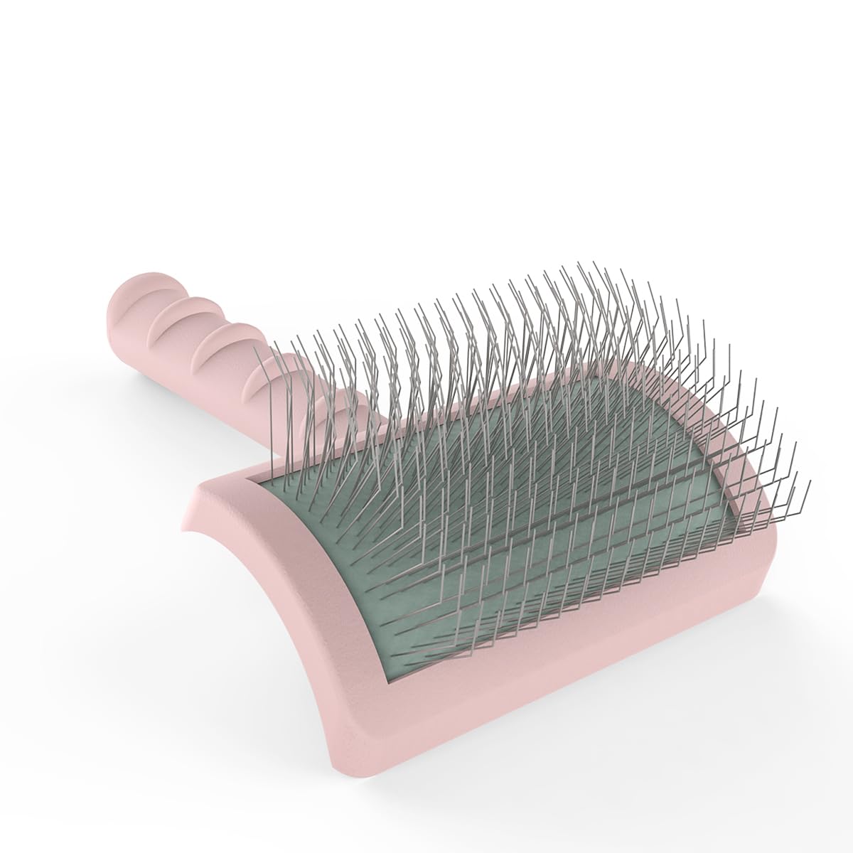 Dog Slicker Brush for Doodles Poodles Fluffy Deshedding Loose Hair (pink)