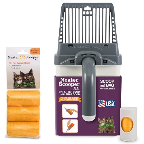 Neater Scooper XL Cat Litter Scoop (Gray / XL - 60 Bags)
