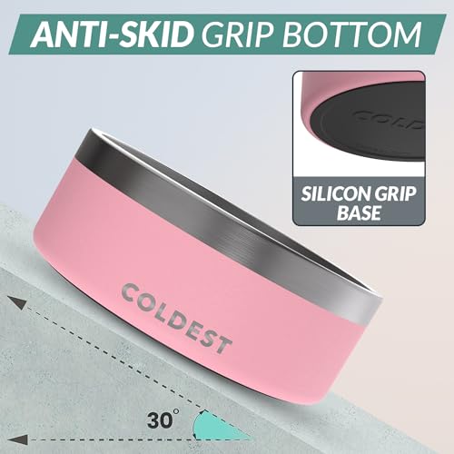 Coldest Dog Bowl (64 oz / Cotton Candy Pink)