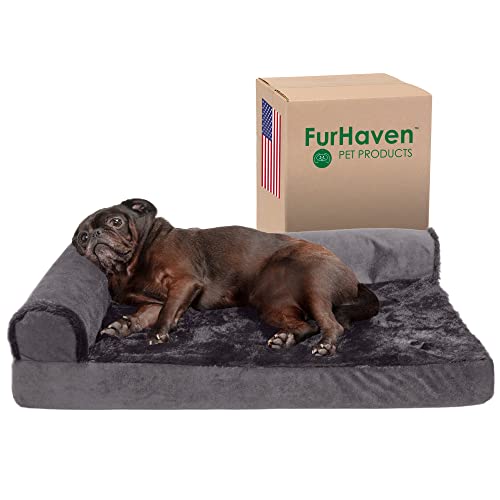 Cooling Gel Dog Bed for Medium (Medium / (Plush & Velvet) Platinum Gray)