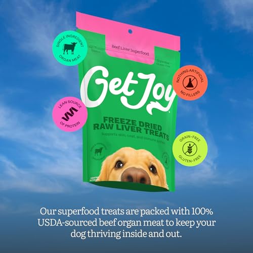 Freeze Dried 100% Beef Liver Dog Treats (4 Ounce (Pack of 1))