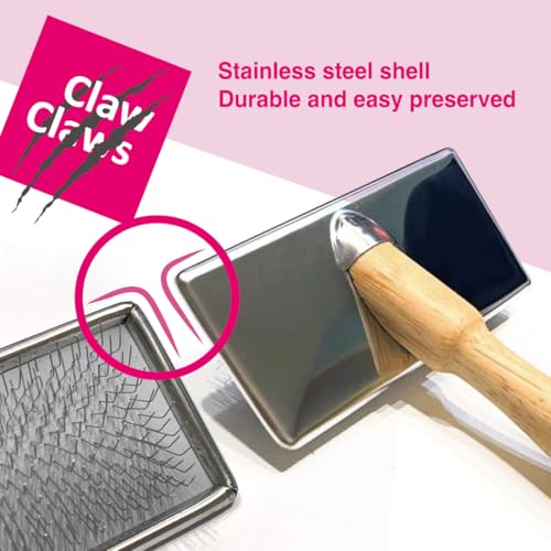 Pet Slicker Brush for Large Dogs (3.85")
