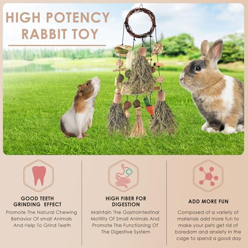 Rabbit Chew Toy (Timothy Hay & Vine)