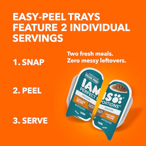 Perfect Portions Indoor Cuts in Gravy Wet Cat Food (24 Count (Pack of 1))