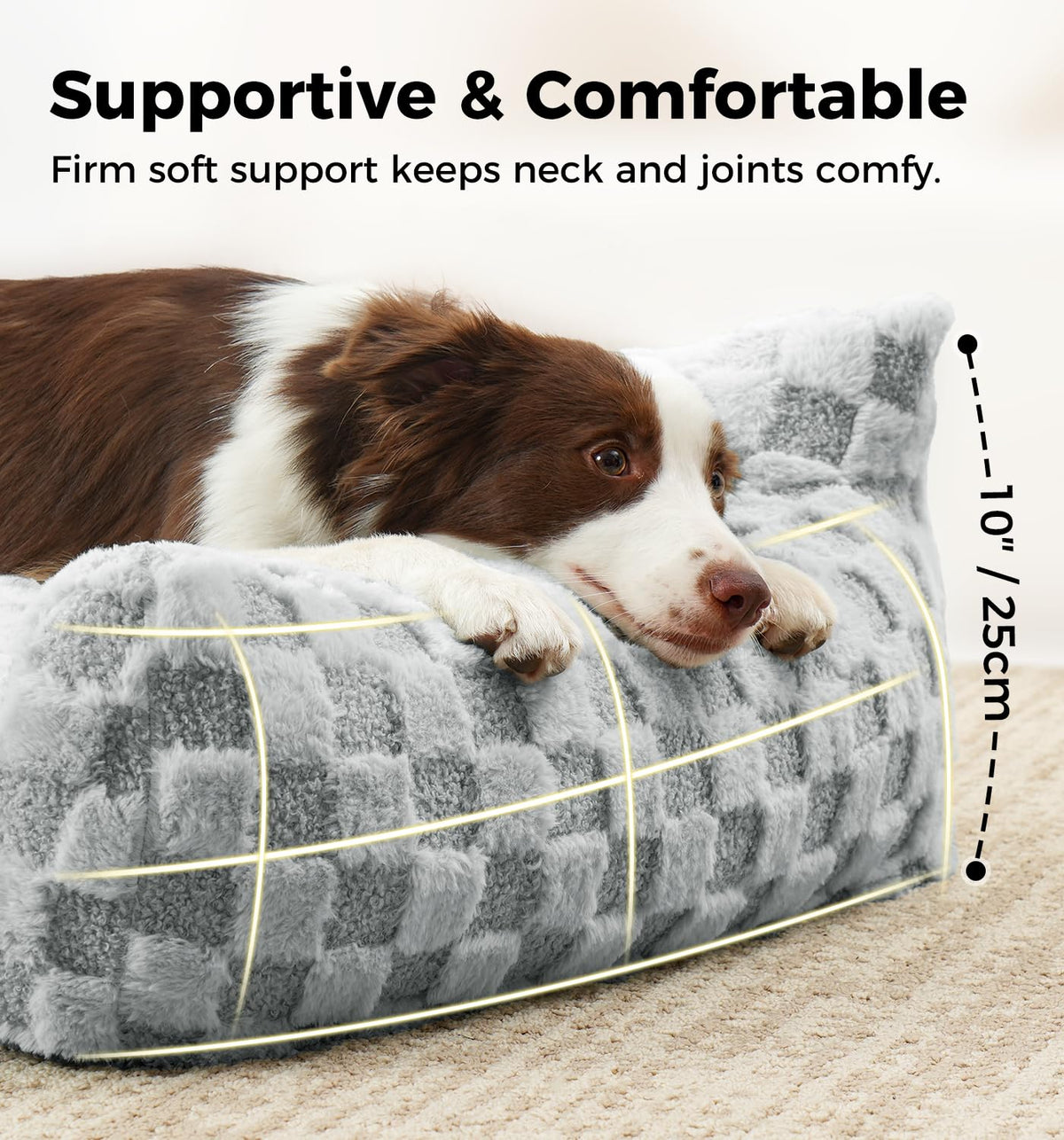 Made4Pets Cat and Dog Indoor Couch Bed (Warm Grey / Medium)