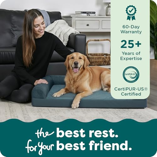 Cooling Gel Dog Bed for Large Dogs w (Jumbo / (Quilted Paw) Titanium)