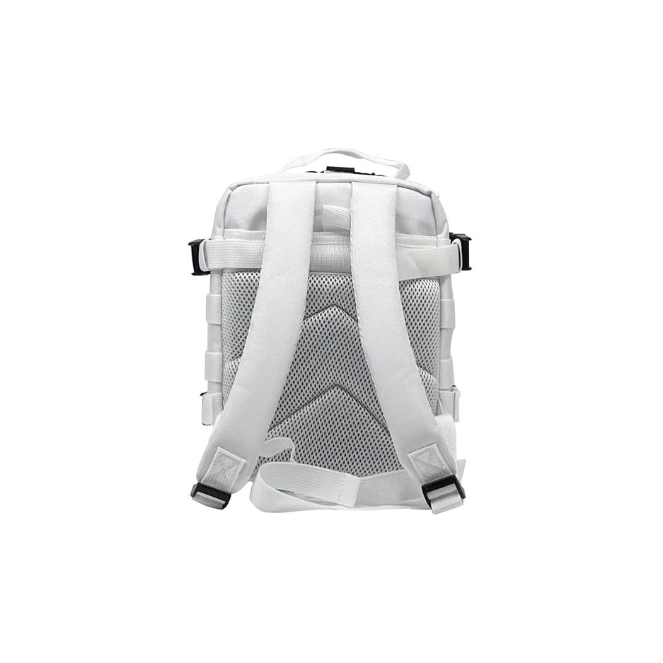 9L Mini Backpack 1000D Compact Gym EDC Bag (Polar White)