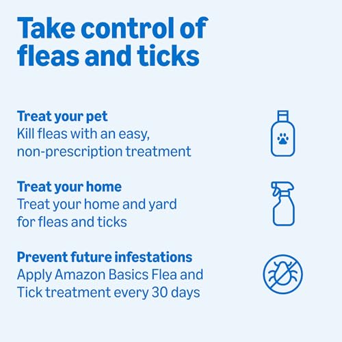 Flea and Tick Topical Treatment for Medium Dogs (3 Count (Pack of 1))