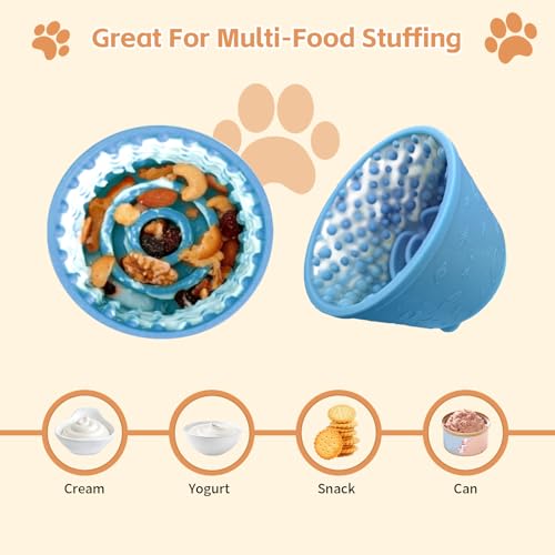Dog Lick Bowl (S-M / Blue)