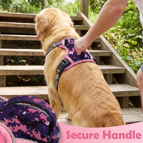 Dog Harness No Pull (Mosaic Pink / Small)