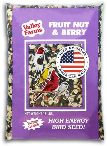 Fruit Nut & Berry Wild Bird Food for Outside Feeders (15 Pound (Pack of 1))