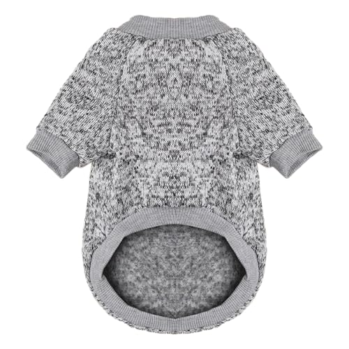 Dog Sweaters for Small Dogs (Grey / X-Large)