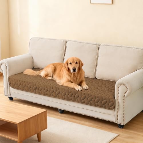 Waterproof Pet Bed Cover Anti (30x53 Inch (Pack of 1) / Camel)