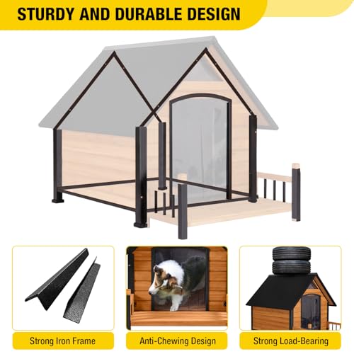 Outdoor Dog House with All