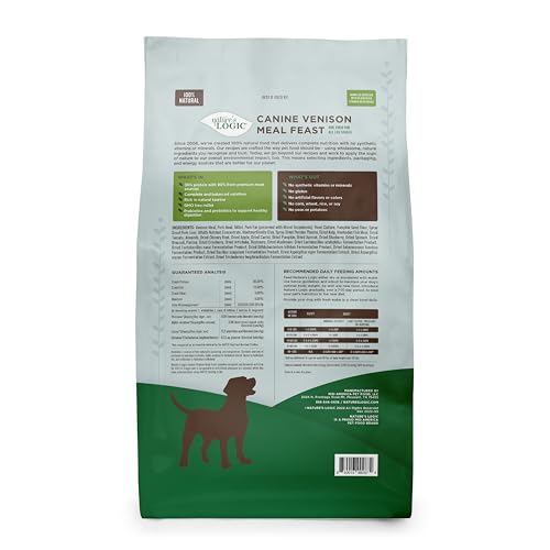 Dry Dog Food Venison Meal Feast Dry Kibble (25 Pound (Pack of 1))