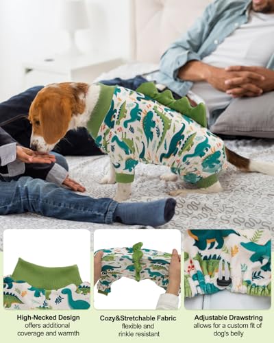 Dinosaur Costume Dog Pajamas (Medium / Dinos#5)