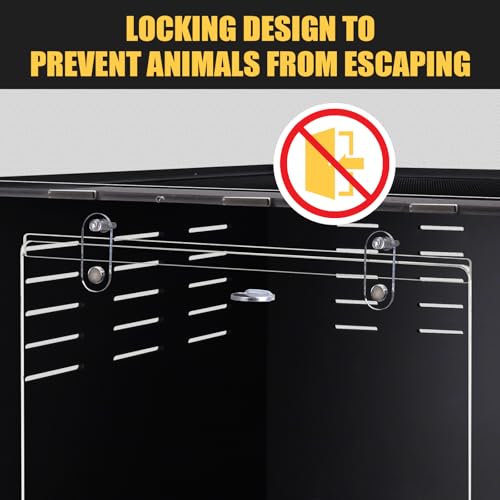 24x16x16 PVC Reptile Enclosure for Leopard Reptiles (24"16"16")