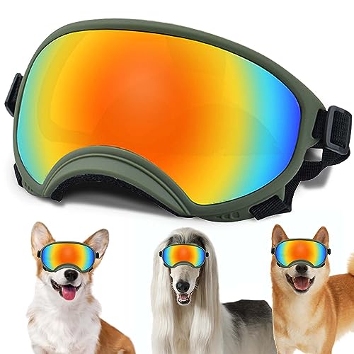 Medium Dog Sunglasses with Adjustable Strap UV Protection