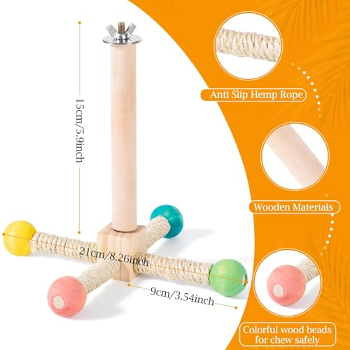Rotating Bird Perches Toy (Rotating Bird Swing Toys)
