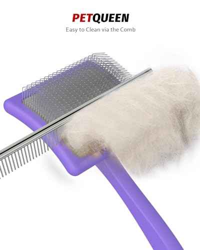 Large Dog Brush (L / Purple)