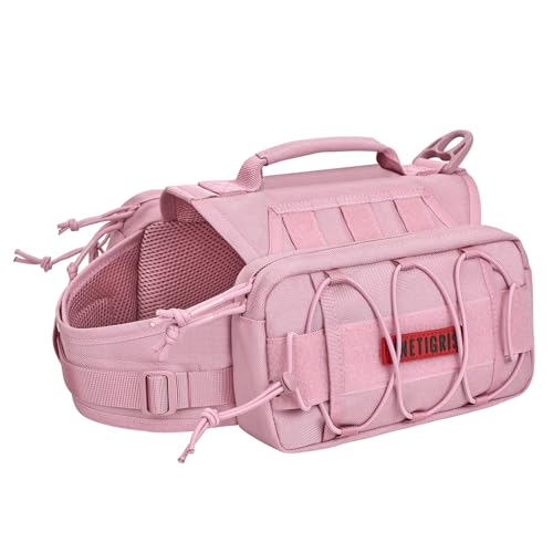 Dog Backpack for Medium & Large Dogs (Pink / Medium)
