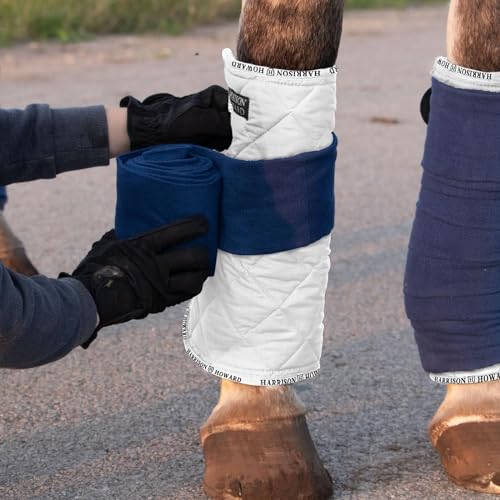 Quilted Horse Leg Wraps (Large / White)