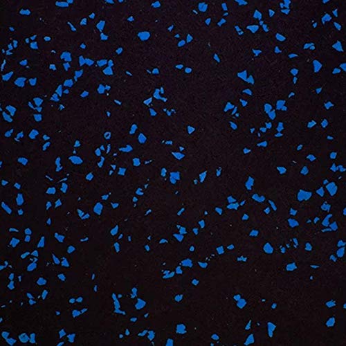 Genaflex Rubber Gym Floor Mat (10% Blue / 72"L x 48"W x 0.3"Th)